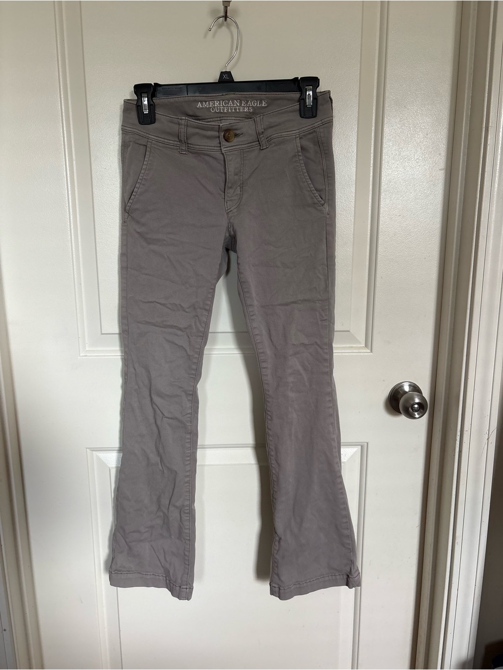 American Eagle Outfitters Women's Taupe Kickbook Flare Pants 0Short